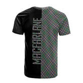 MacFarlane Hunting Ancient Tartan T-Shirt Half of Me - Cross Style